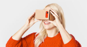 Google Cardboard 360° video headset viewer