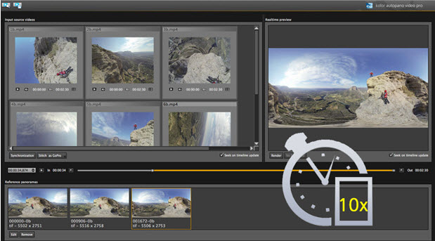 Kolor AVP Video 360° video stitching software