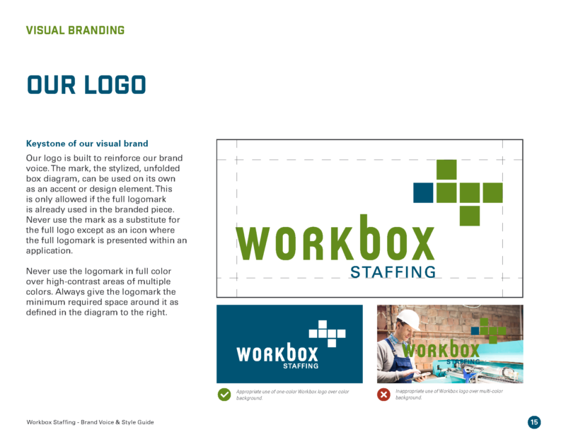 DVS Portfolio - Workbox Brand Guide Page 5