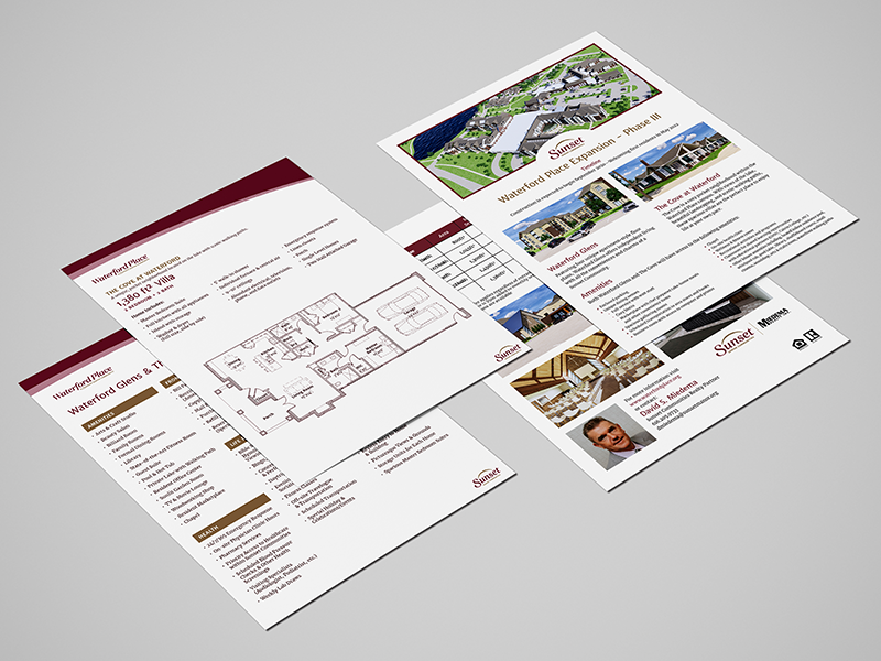 DVS Portfolio - Waterford Place Printed Materials