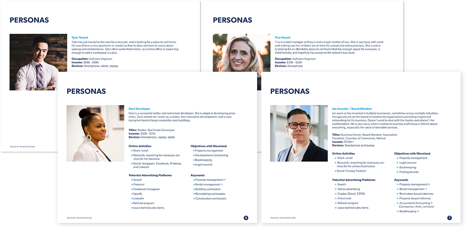 DVS Portfolio - Waveland Personas