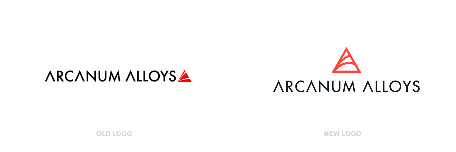 Arcanum old vs new logo