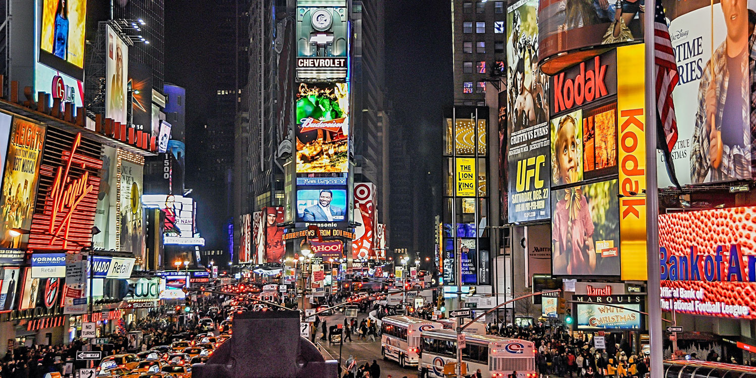 times square signs